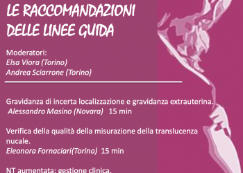 Webinar Sieog – Il primo trimestre: le raccomandazioni delle linee guida.