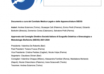 Documento SIEOG sull’ecografia office