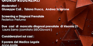 Webinar SIEOG – Screening e diagnosi prenatale della sindrome di Down: attuali orientamenti giurisprudenziali