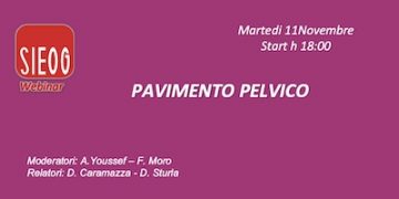 Webinar SIEOG – Pavimento pelvico