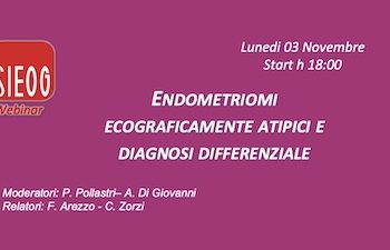 2 Webinar SIEOG giovani di Ottobre 2025 – Endometriomi ecograficamente “atipici” e diagnosi differenziale