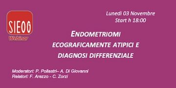2 Webinar SIEOG giovani di Ottobre 2025 – Endometriomi ecograficamente “atipici” e diagnosi differenziale